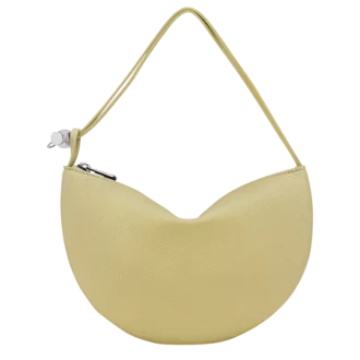 Pistacho – Bolso de mano Le Roseau de piel