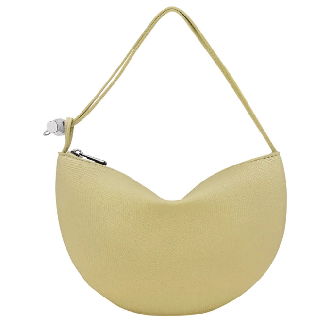 Pistacho – Bolso de mano Le Roseau de piel