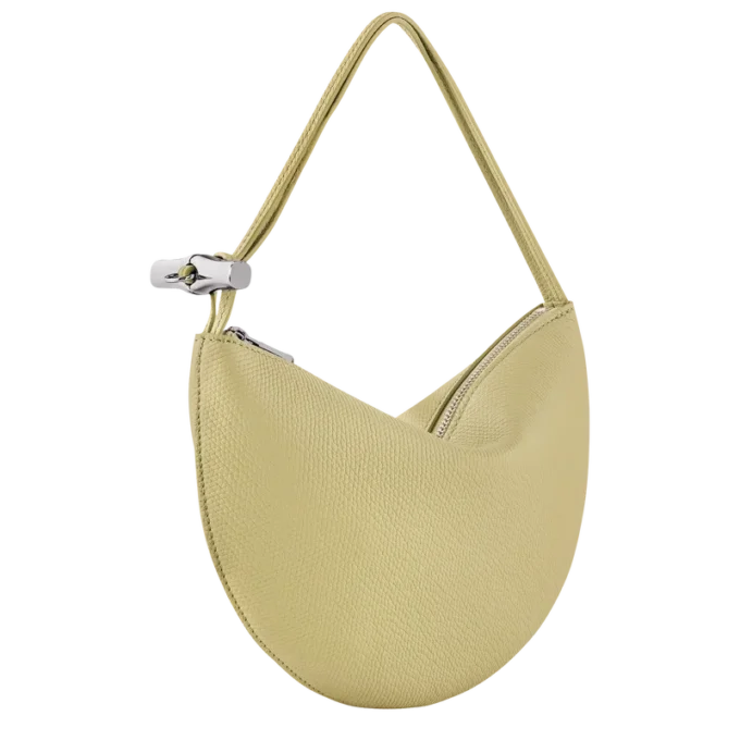 Pistacho – Bolso de mano Le Roseau de piel