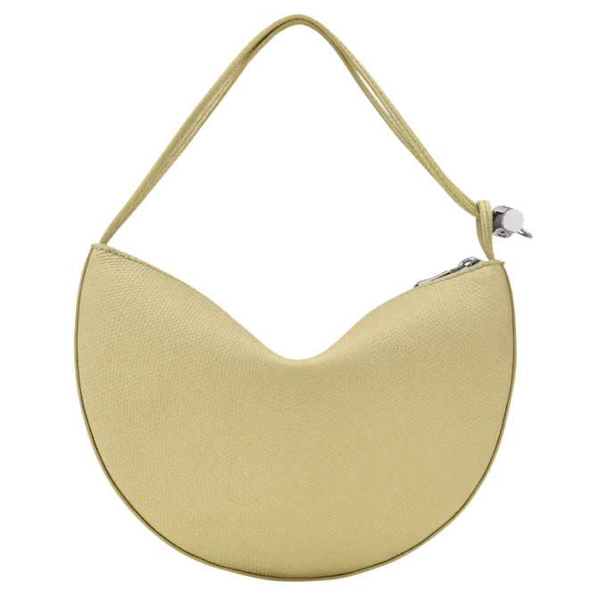 Pistacho – Bolso de mano Le Roseau de piel