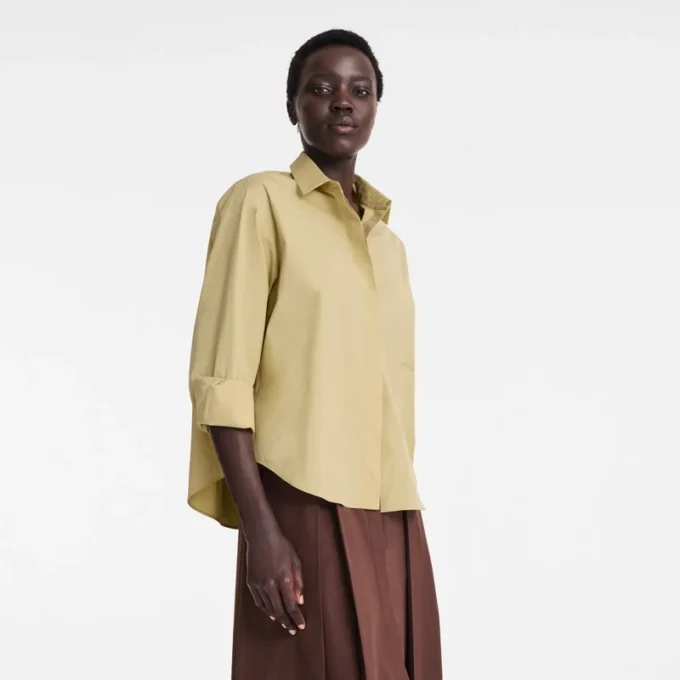 Pistacho – Camisa de popelín