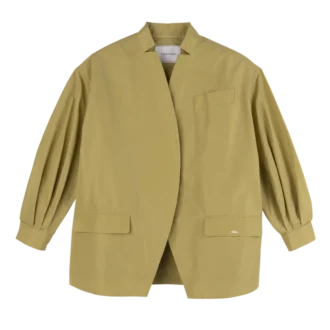 Pistacho – Chaqueta kimono de tafetán técnico