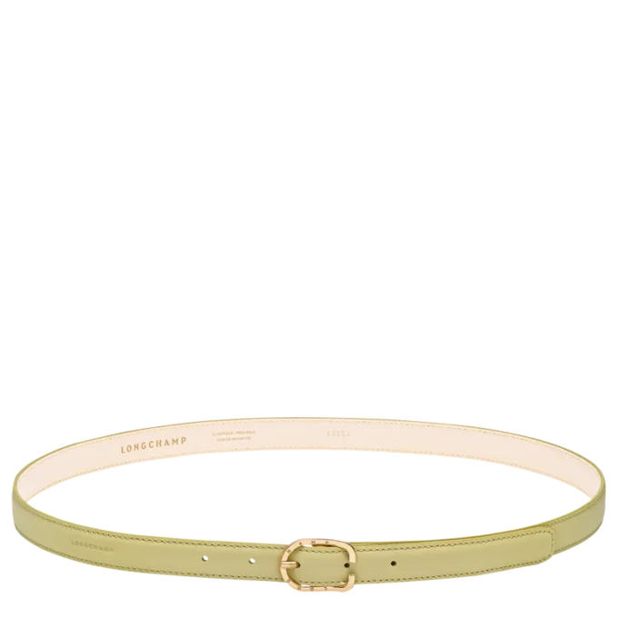 Pistacho – Cinturón de cuero para mujer