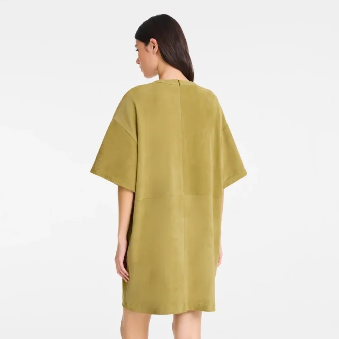 Pistacho – Vestido de piel