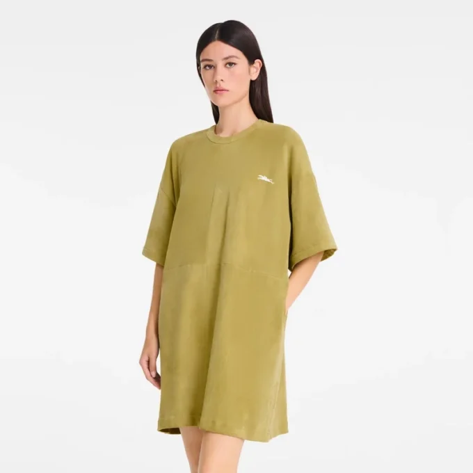 Pistacho – Vestido de piel