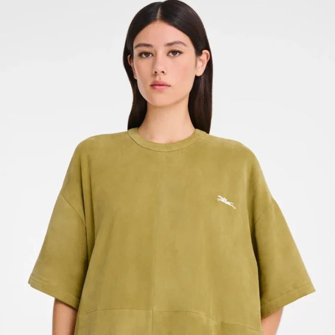 Pistacho – Vestido de piel