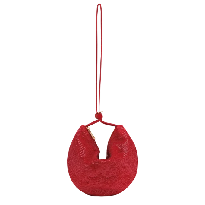 Rojo – Bolso de mano Le Roseau de lona