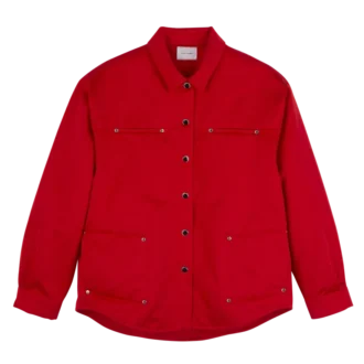 Rojo – Camisa de satén técnico