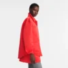 Rojo – Camisa de satén técnico