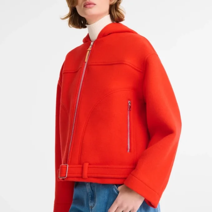 Rojo – Chaqueta de lana