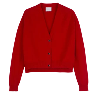 Rojo – Cárdigan de punto
