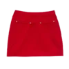 Rojo – Falda de satén Techno