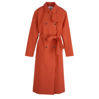 Rojo – Gabardina técnica repelente al agua