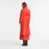 Rojo – Gabardina técnica repelente al agua
