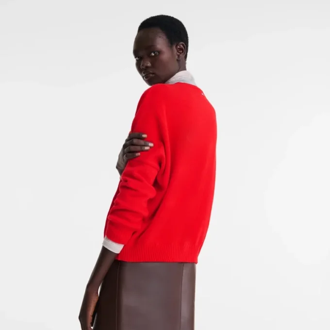 Rojo – Jersey de punto