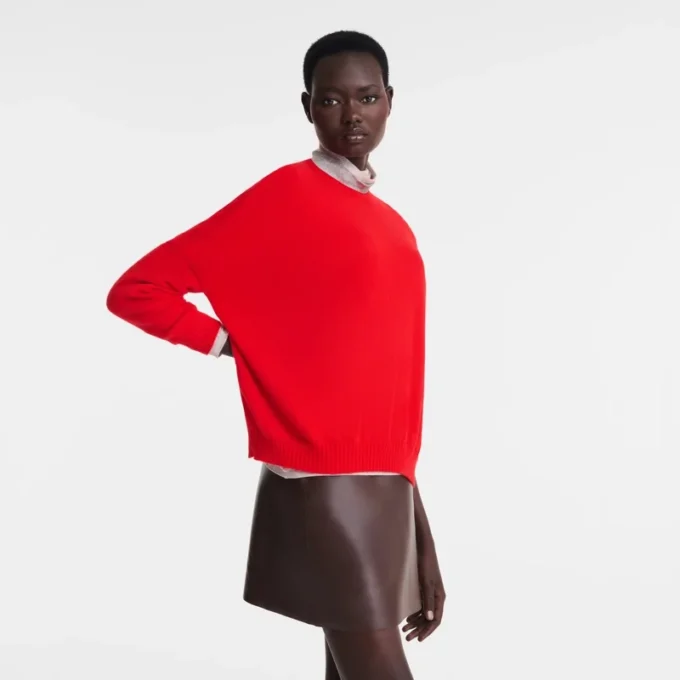 Rojo – Jersey de punto