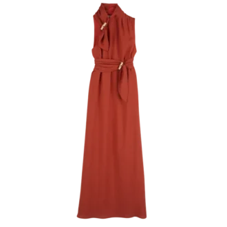 Rojo – Vestido de gabardina