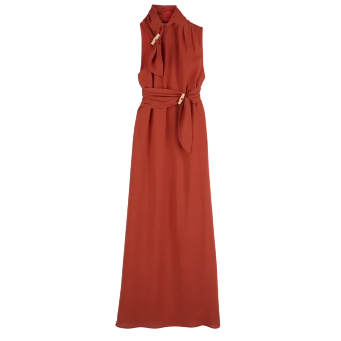 Rojo – Vestido de gabardina