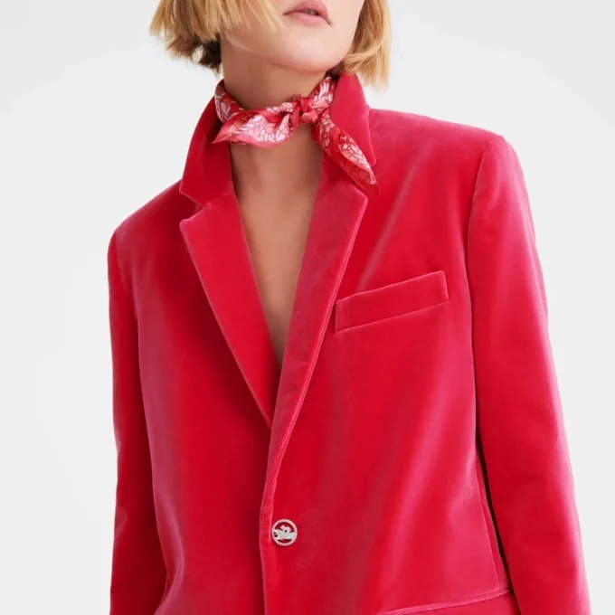 Rosa – Chaqueta de terciopelo