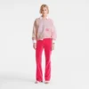 Rosa – Pantalones de terciopelo