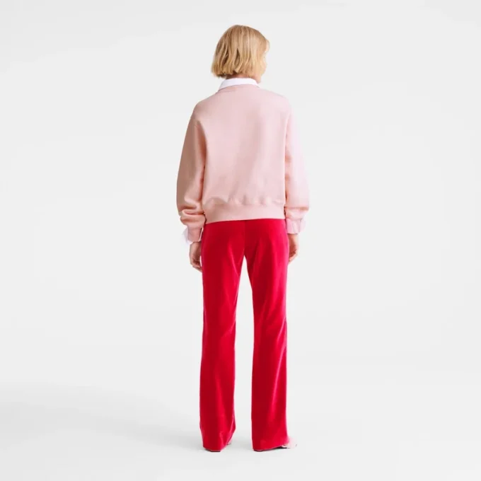 Rosa – Pantalones de terciopelo
