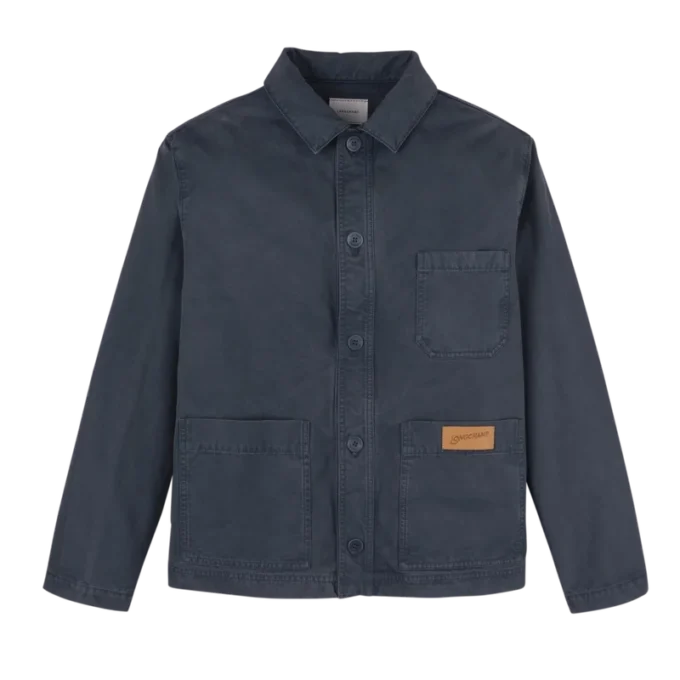 Slate – Chaqueta de algodón sobreteñido