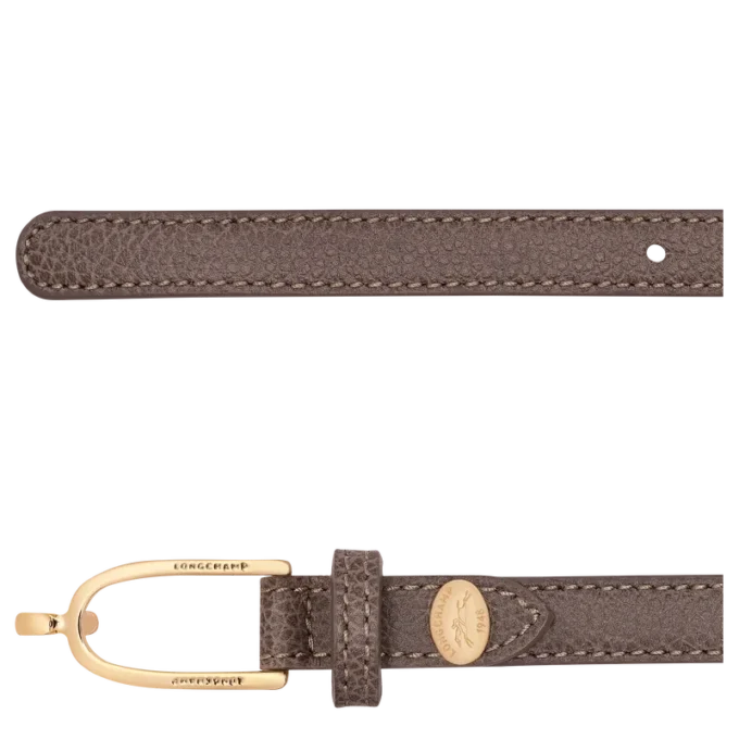 Taupe – Cinturón de cuero para mujer