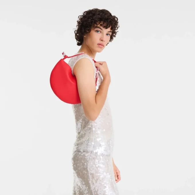 Vermilion – Bolso de mano Le Roseau de piel