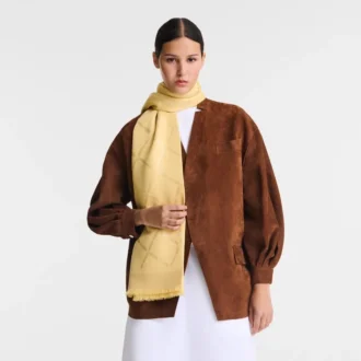 Yellow Chick – Mezcla de seda Chal Le Roseau
